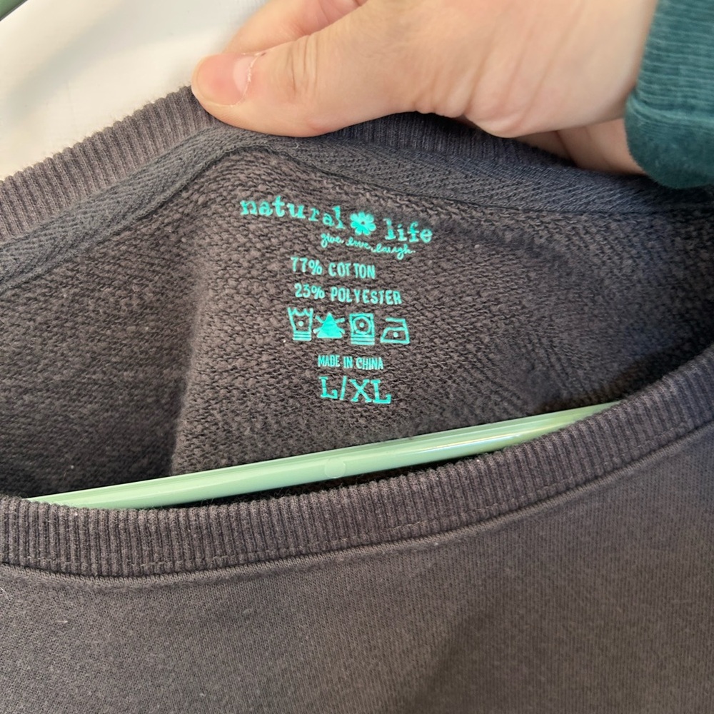 NATURAL LIFE boho patchwork rainbow sweatshirt | … - image 3